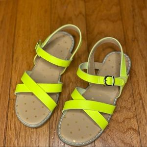 Bright Yellow Sandals